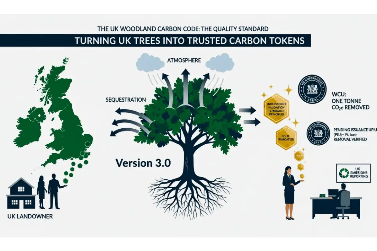 Cover image for Woodland Carbon Code 2026: The Reforestation Financing Tool